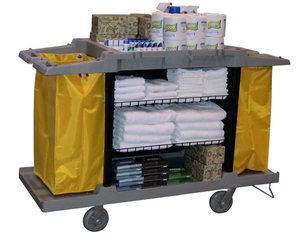 Housekeeping Hospitality Cleaning Service Cart