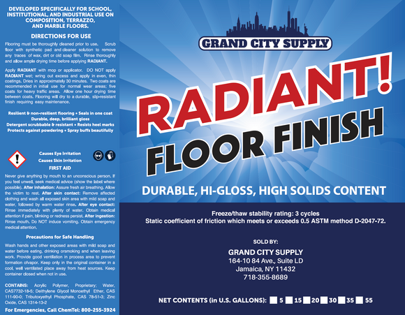 Floor Care Chemical